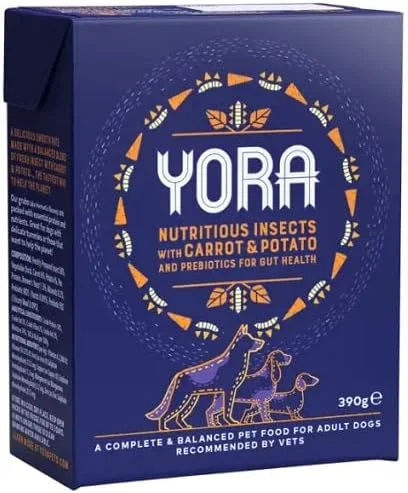 غذای مرطوب سگ یورا پت فودز با حشرات مغذی، هویج و سیب زمینی - 390 گرم غذای مرطوب سگ یورا پت فودز با حشرات مغذی، هویج و سیب زمینی - 390 گرم