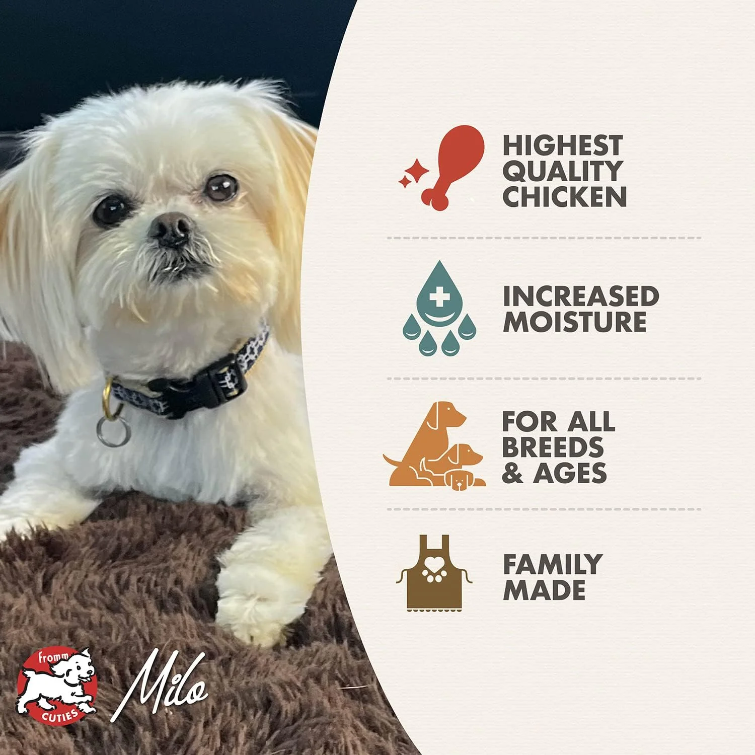 غذای سگ مرغ و سیب زمینی شیرین فروم (پاته) - غذای مرطوب ممتاز سگ - دستور پخت مرغ - بسته 12 عددی غذای سگ مرغ و سیب زمینی شیرین فروم (پاته) - غذای مرطوب ممتاز سگ - دستور پخت مرغ - بسته 12 عددی