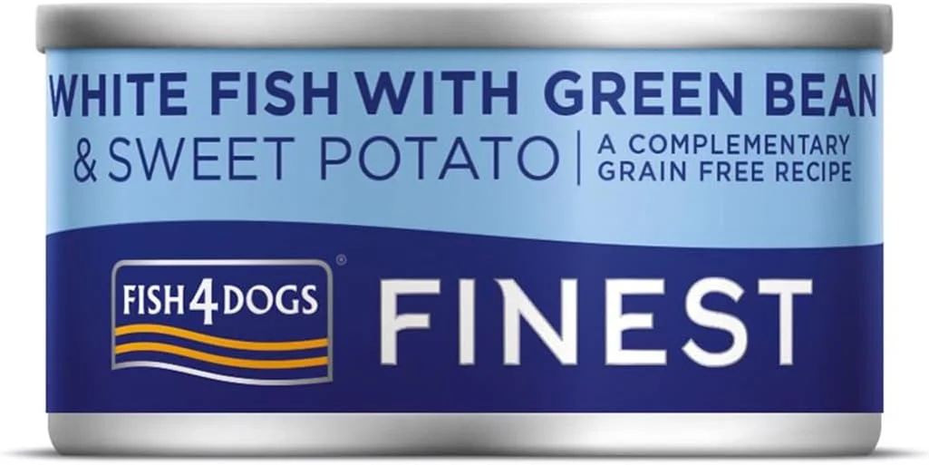 غذای مرطوب سگ Fish4Dogs با ماهی، لوبیا سبز و سیب زمینی شیرین 185 گرمی غذای مرطوب سگ Fish4Dogs با ماهی، لوبیا سبز و سیب زمینی شیرین 185 گرمی