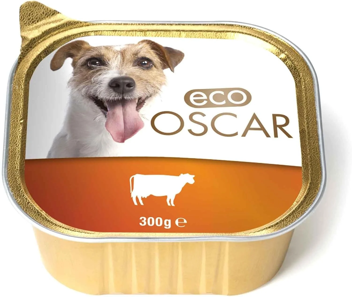 غذای مرطوب سگ با طعم گوشت گاو در سینی آلومینیومی 18 عددی 300 گرمی