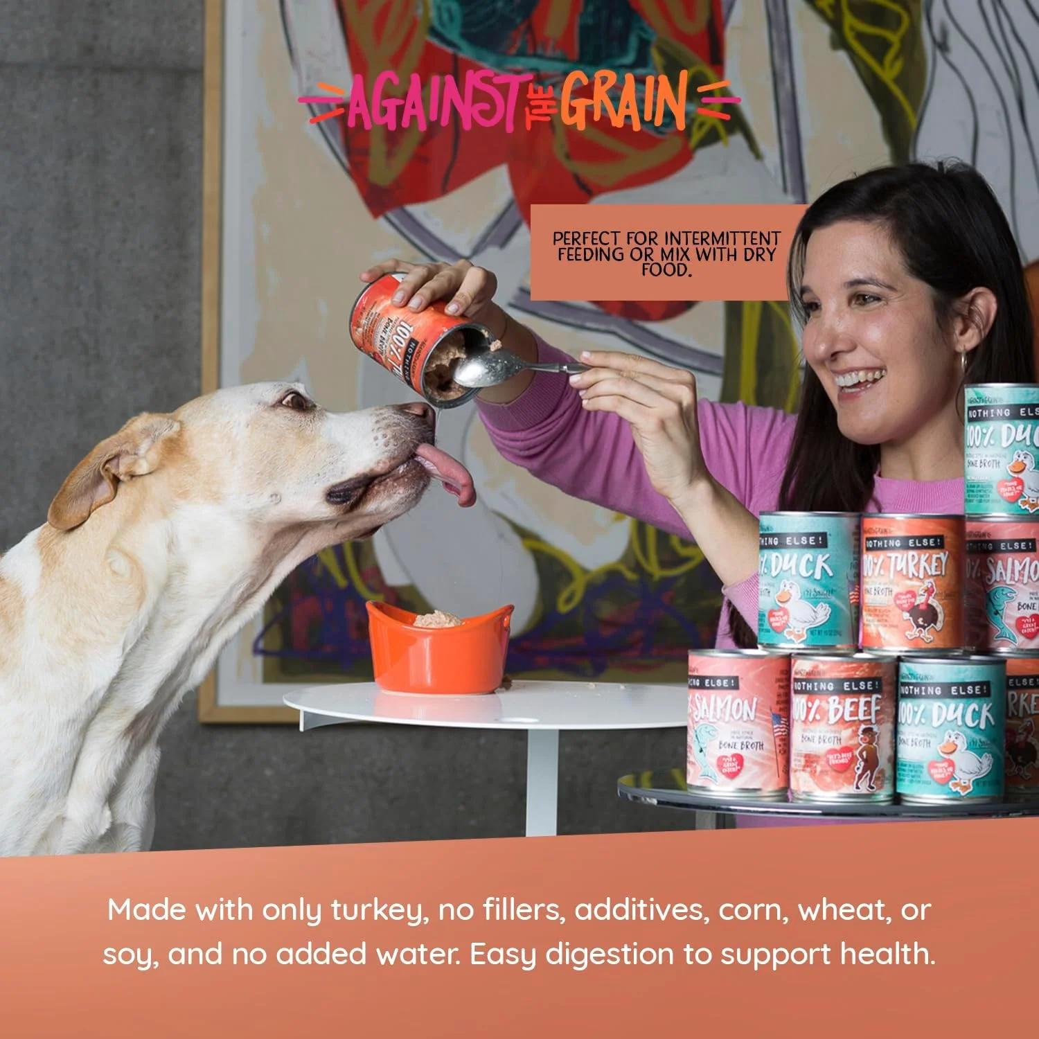 غذای سگ اونجر، Against The Grain Nothing Else! - بسته 12 عددی، 311 گرمی