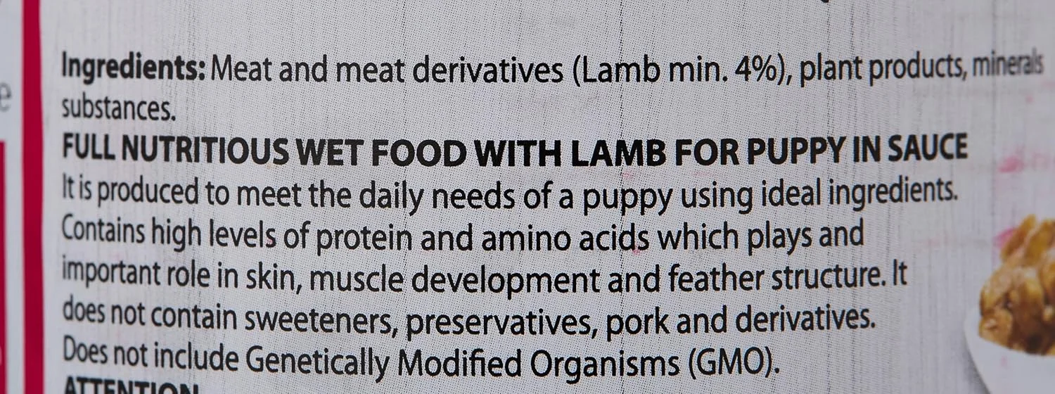 غذای سگ بچه انرژی - غذای مرطوب ممتاز برای توله سگ با طعم بره، حداکثر خوش خوراکی، تغذیه متعادل، انرژی و طعم - قوطی 400 گرمی