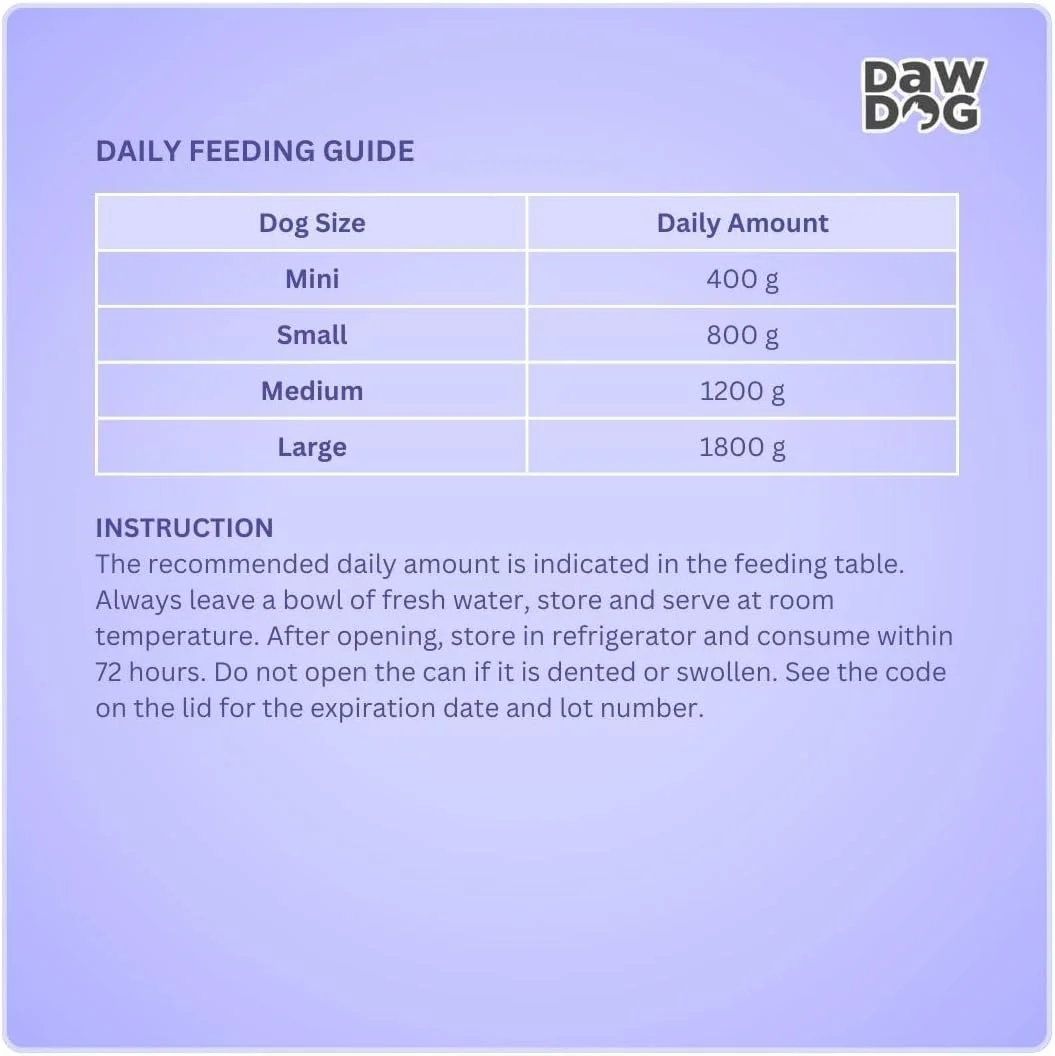 غذای مرطوب سگ داگ داگ با تکه های گوشت گاو کنسروی 400 گرمی