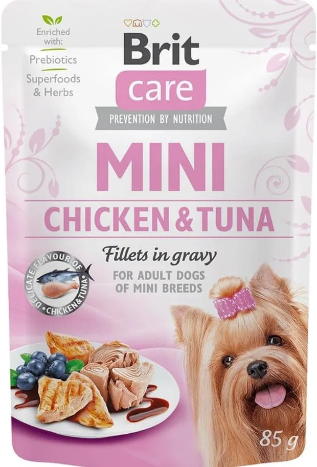 Brit Care Mini in Gravy 85 g/TUNA & CHICKEN FILLET