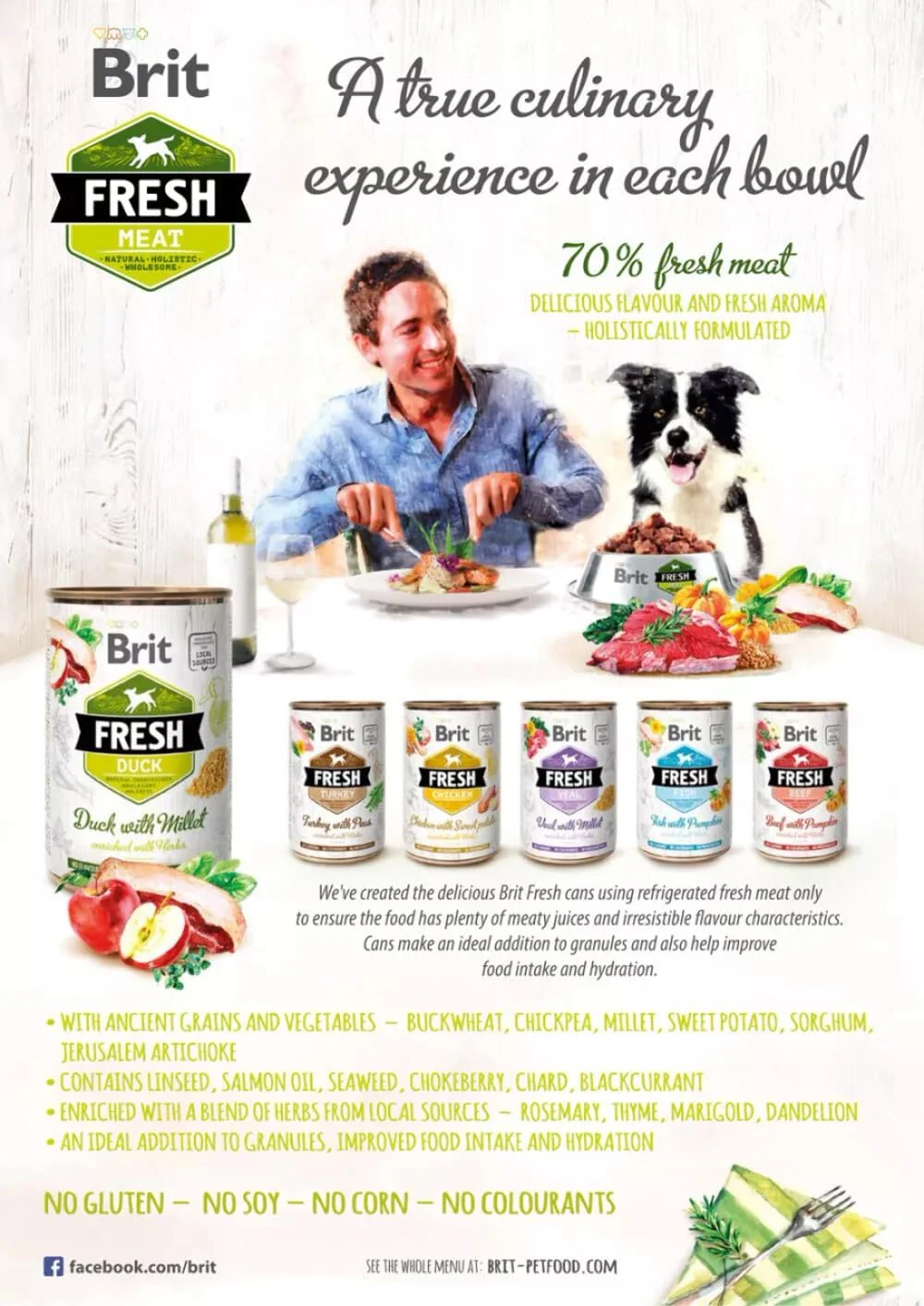 بریت فرش: گوشت گاو با کدو تنبل 400 گرم