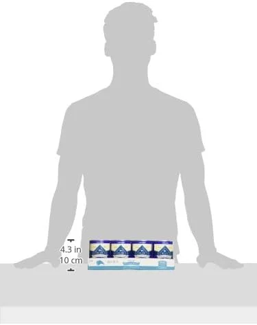 غذای مرطوب سگ بالغ بلو بوفالو، دستور پخت خانگی، تهیه شده با مواد طبیعی، غذای مرغ با سبزیجات باغی، قوطی 354 گرمی (بسته 12 عددی)