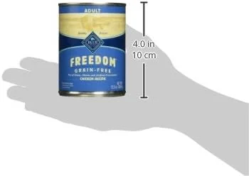 غذای مرطوب سگ بالغ بدون غلات بلو بوفالو فریدام، طعم مرغ، قوطی 354 گرمی (بسته 12 عددی) غذای مرطوب سگ بالغ بدون غلات بلو بوفالو فریدام، طعم مرغ، قوطی 354 گرمی (بسته 12 عددی)