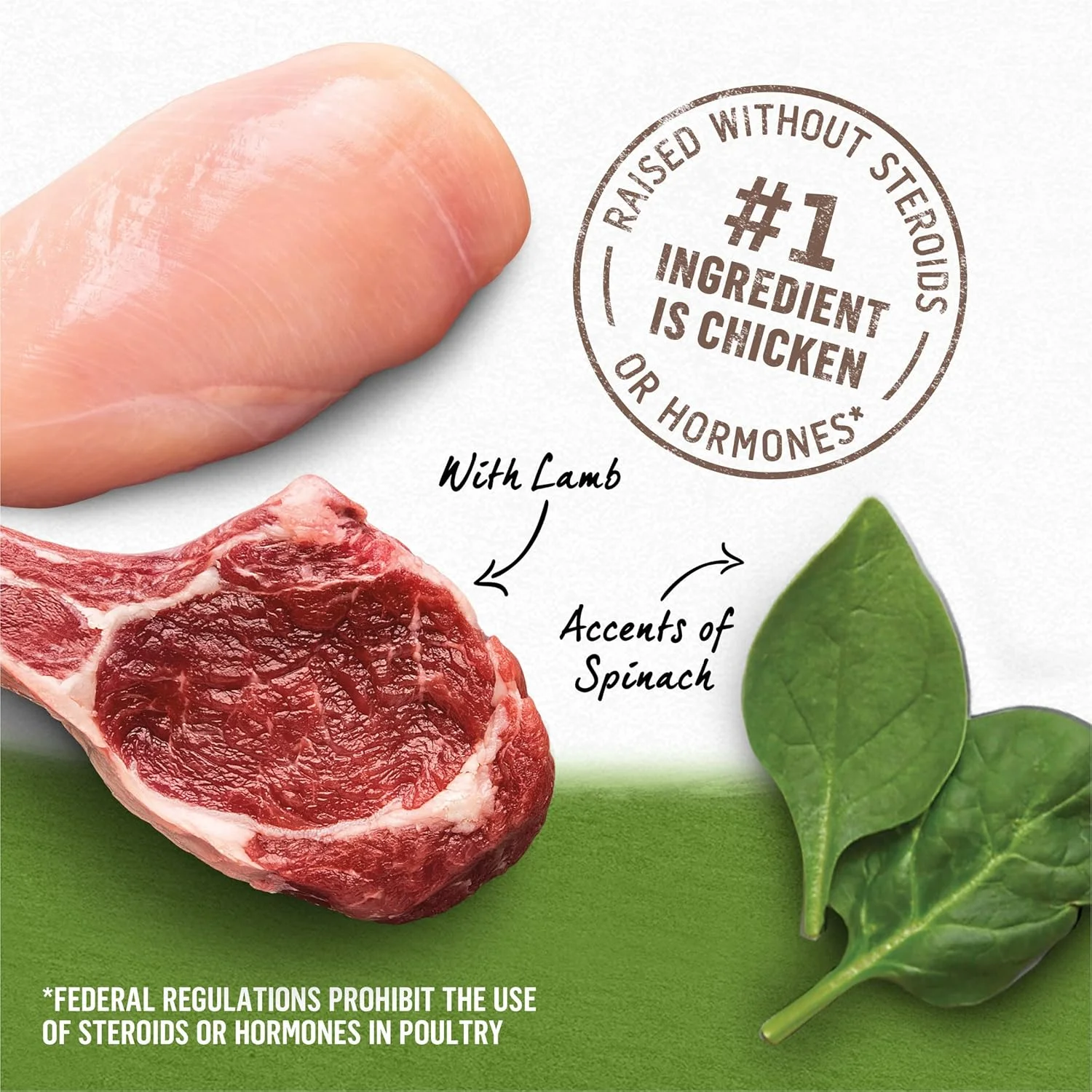 غذای مرطوب سگ بالغ بدون غلات Beyond Purina، غذای اصلی زمینی طبیعی، دستور پخت مرغ، بره و اسفناج بدون غلات - (12) قوطی 13 اونسی