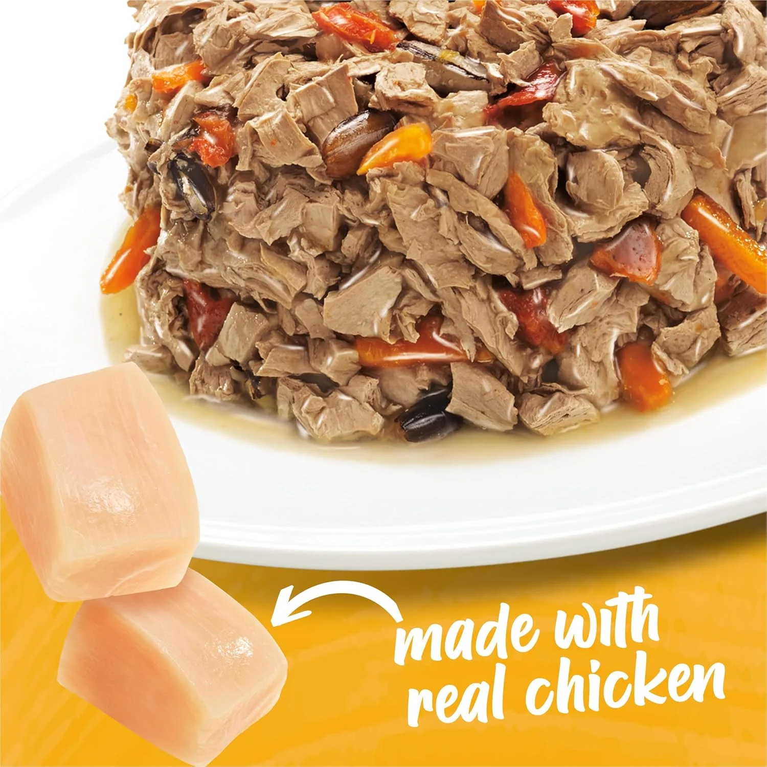 غذای مرطوب سگ نژاد کوچک Beneful Purina با سس، IncrediBites با مرغ واقعی - (8 بسته 3 تایی) قوطی های 3 اونسی