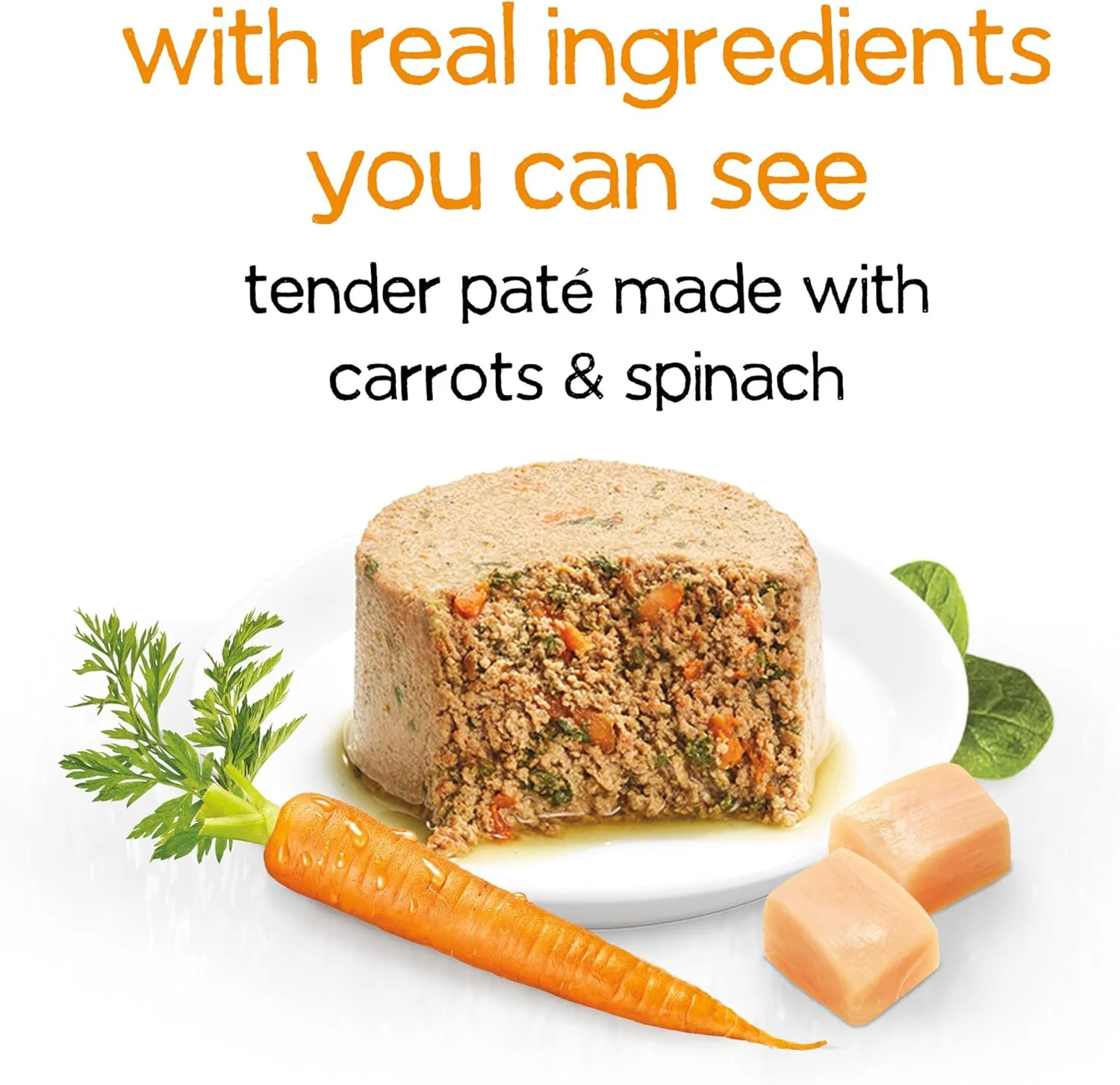 غذای مرطوب سگ با طعم مرغ، هویج و اسفناج Beneful Purina، حاوی روغن ماهی برای سگ ها - (8 بسته 3 تایی) بسته های 85 گرمی