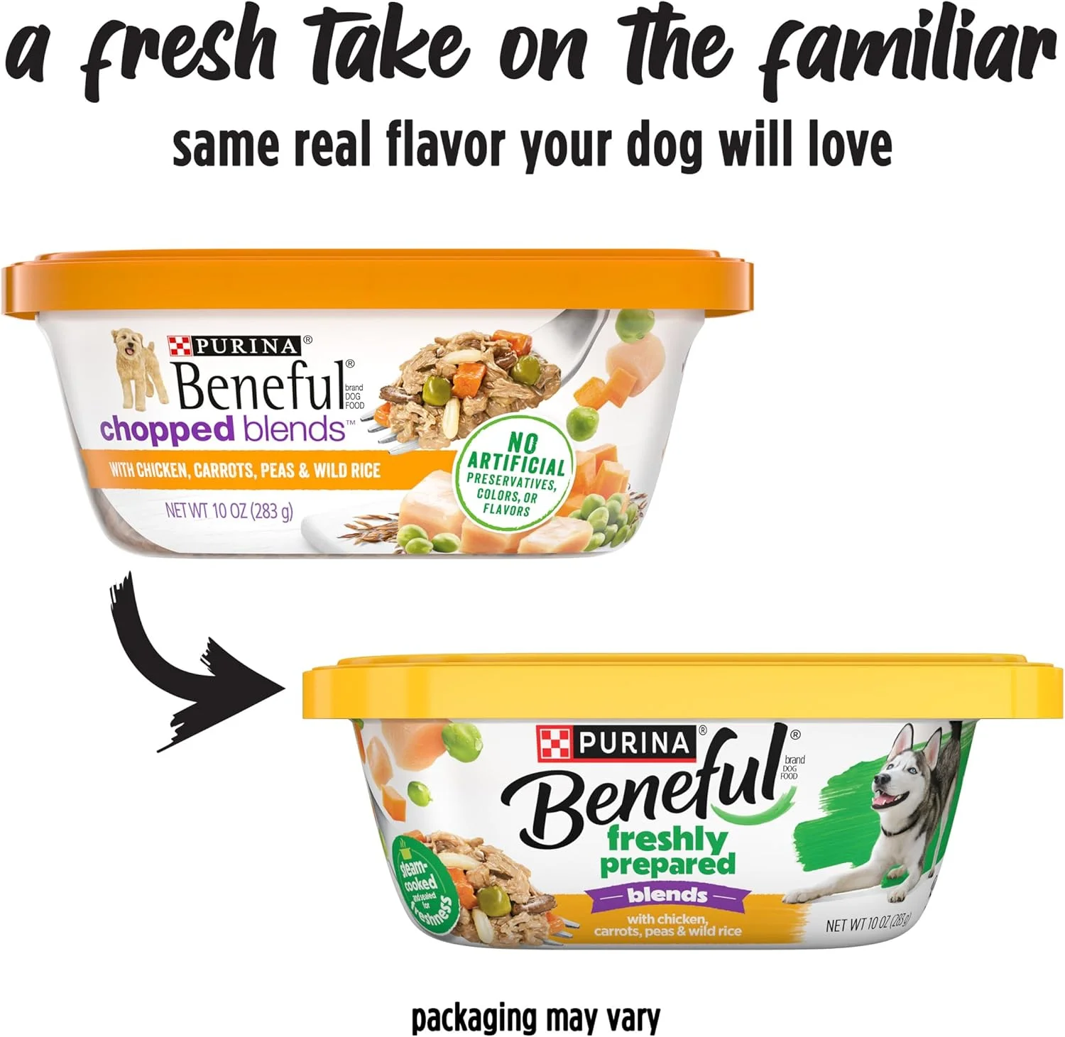 غذای مرطوب سگ با طعم مرغ Beneful Chopped Blends - 300 میلی لیتر