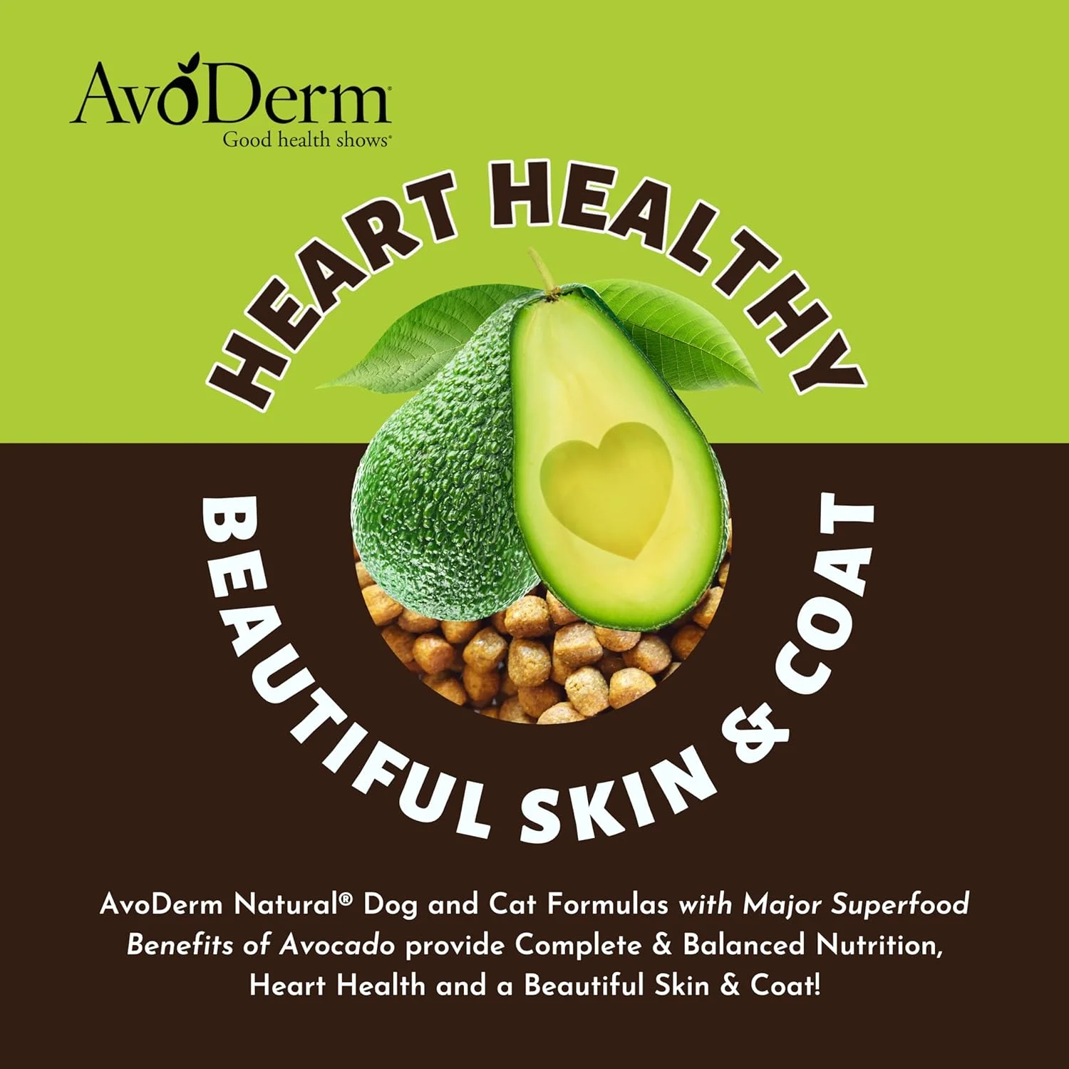 غذای خشک سگ با طعم بره و سیب زمینی شیرین AvoDerm Advanced Sensitive Support، بدون غلات، مناسب معده حساس، 10 کیلوگرمی