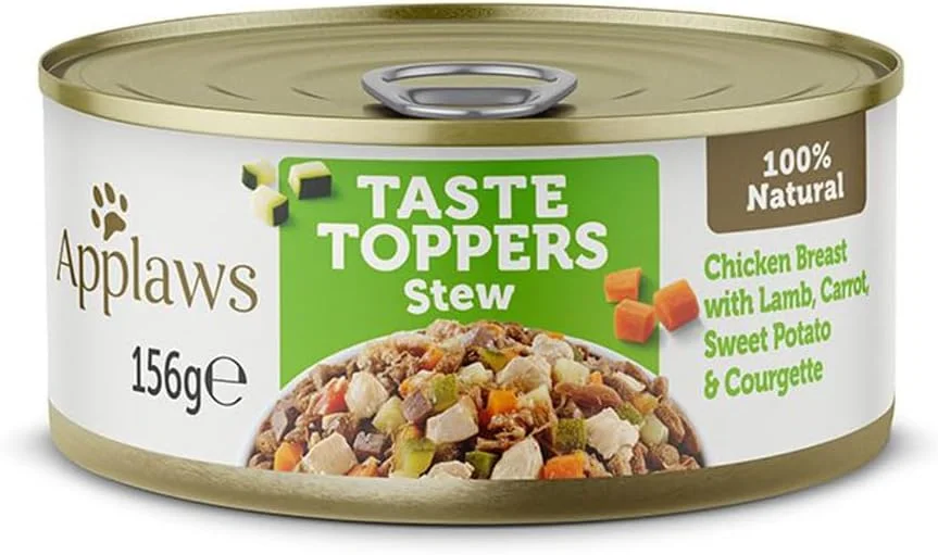 خوراک سگ با طعم مرغ، بره و سبزیجات آپلاوز - 156 گرمی