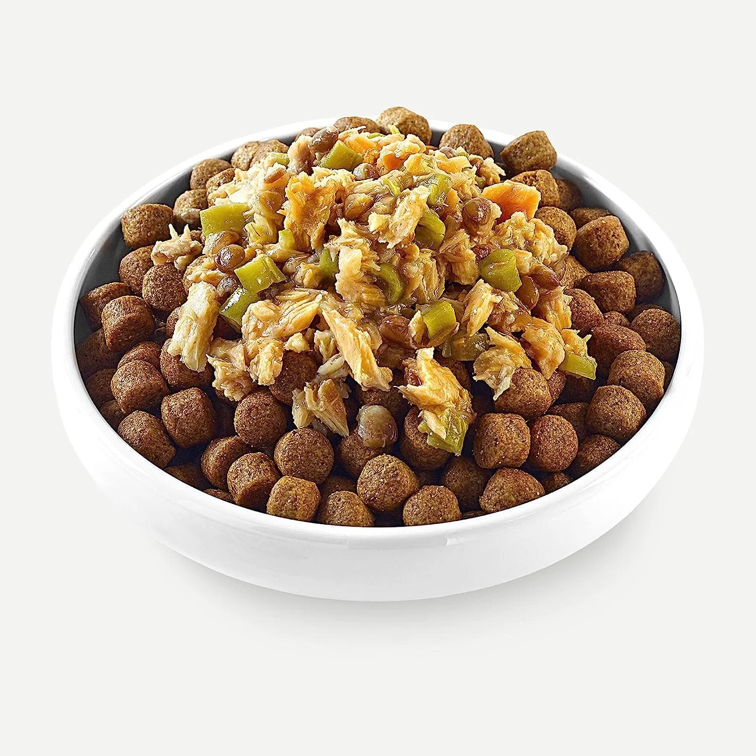 خوراک مرطوب سگ آپلاوز، بدون غلات ماهی سفید با سالمون در آب گوشت 12 بسته 85 گرمی