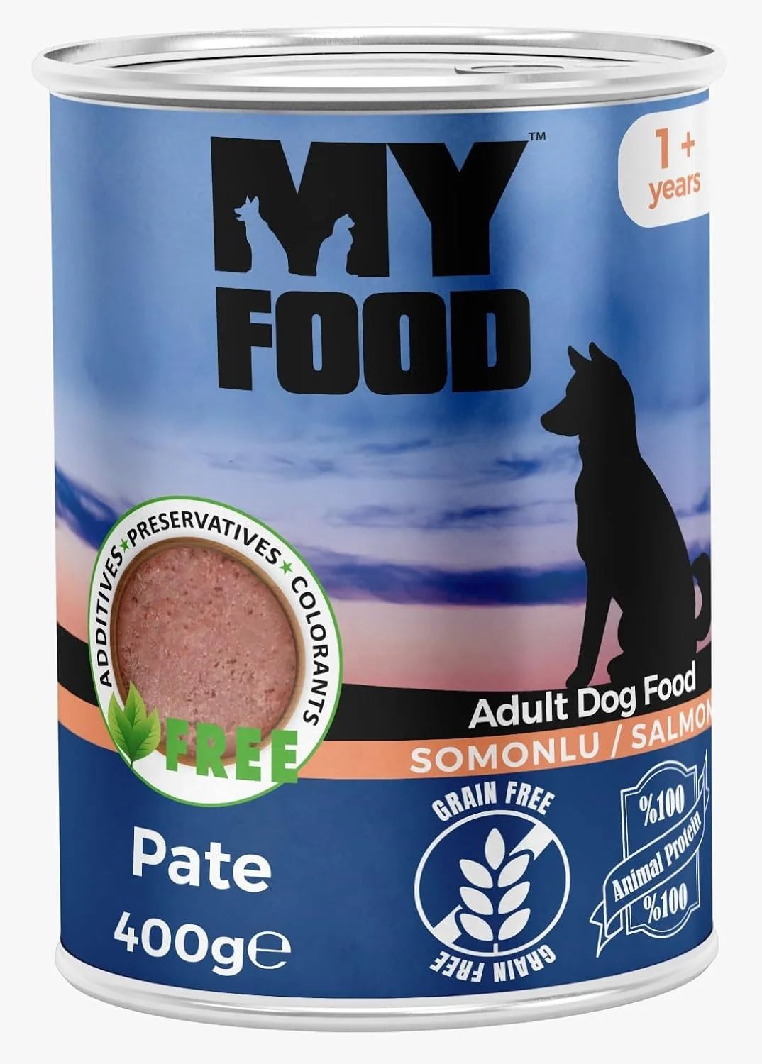 غذای مرطوب سگ بالغ با طعم سالمون