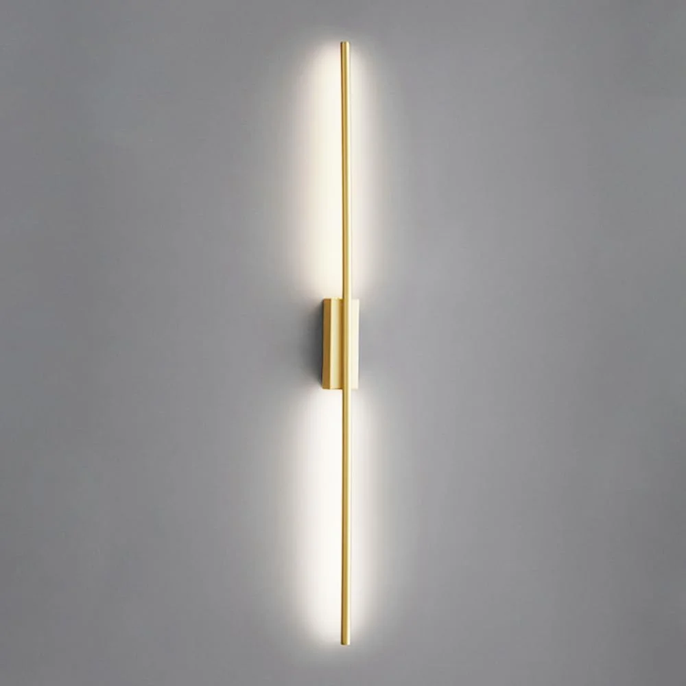 چراغ دیواری مسی نوار بلند، چراغ دیواری خطی برنجی با سایه سیلیکونی، چراغ دیواری فوق العاده نازک کنار تخت، روشنایی راهرو، چراغ شور دیواری، چراغ های دیواری ال ای دی مدرن، متوسط - 100 سانتی متر چراغ دیواری مسی نوار بلند، چراغ دیواری خطی برنجی با سایه سیلیکونی، چراغ دیواری فوق العاده نازک کنار تخت، روشنایی راهرو، چراغ شور دیواری، چراغ های دیواری ال ای دی مدرن، متوسط - 100 سانتی متر