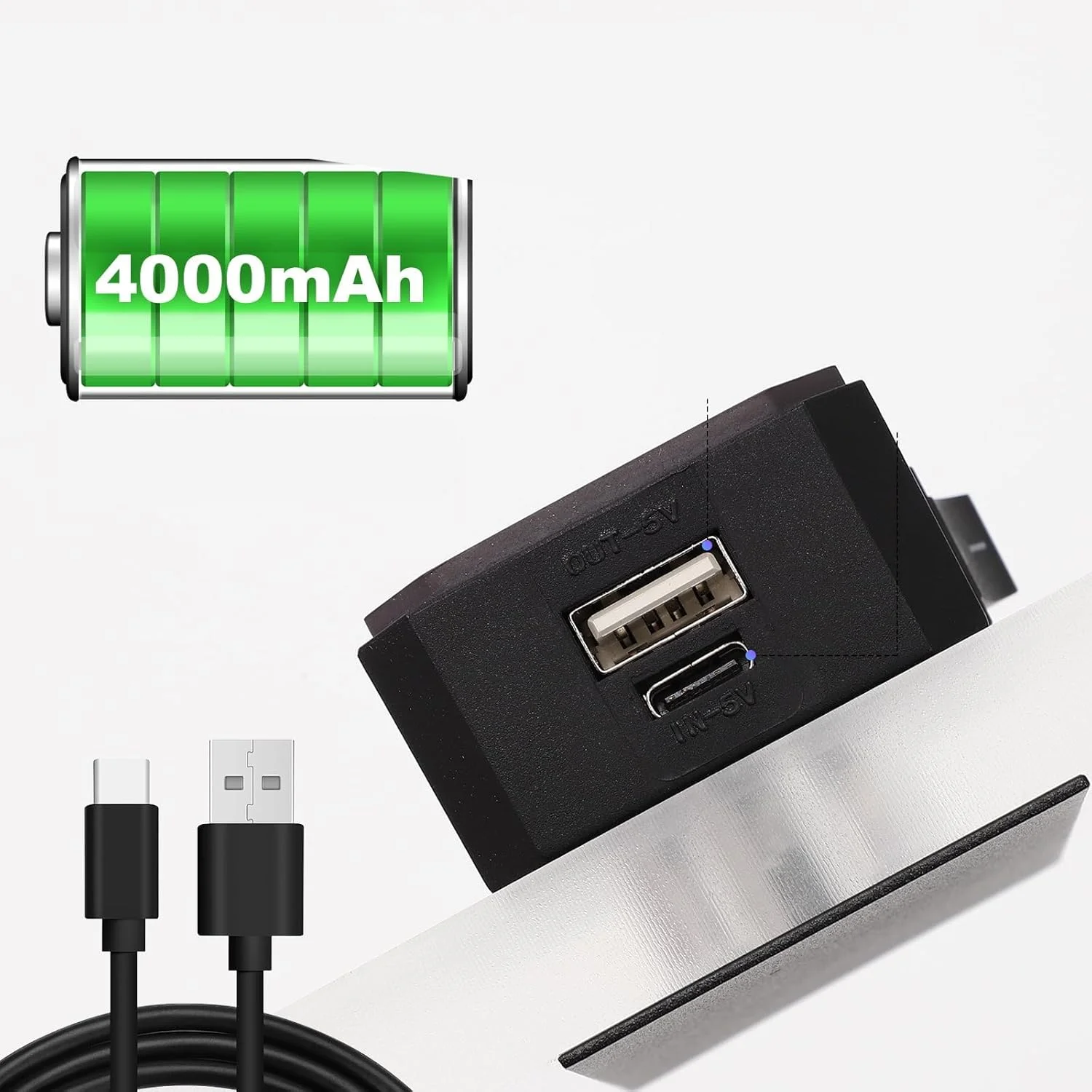چراغ دیواری RGB با کنترل از راه دور، چراغ‌های دیواری قابل شارژ با باتری، چراغ دیواری LED کم‌نور شونده، چراغ دیواری آلومینیومی اکریلیک مناسب اتاق خواب، اتاق نشیمن، دفتر کار، راهرو (مربع)