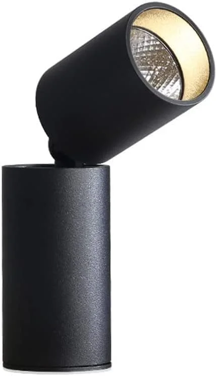 چراغ های قوطی تاشو LED نور پایین استوانه ای آلومینیومی، نور سقفی روکار ساده نوردیک 5 وات، نور پایین قابل تنظیم چرخشی، زاویه پرتو 24 درجه، برای اتاق نشیمن، اتاق خواب، آشپزخانه LED Can Li