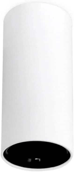 چراغ های قوطی استوانه ای نصب شده LED، نور پایین، نورافکن 5 وات نوردیک، چراغ سقفی خانگی کلاسیک و ساده، زاویه پرتو 24 درجه، چراغ های قوطی LED تمام آلومینیومی (رنگ: نور سفید 6000k، اندازه: سفید)