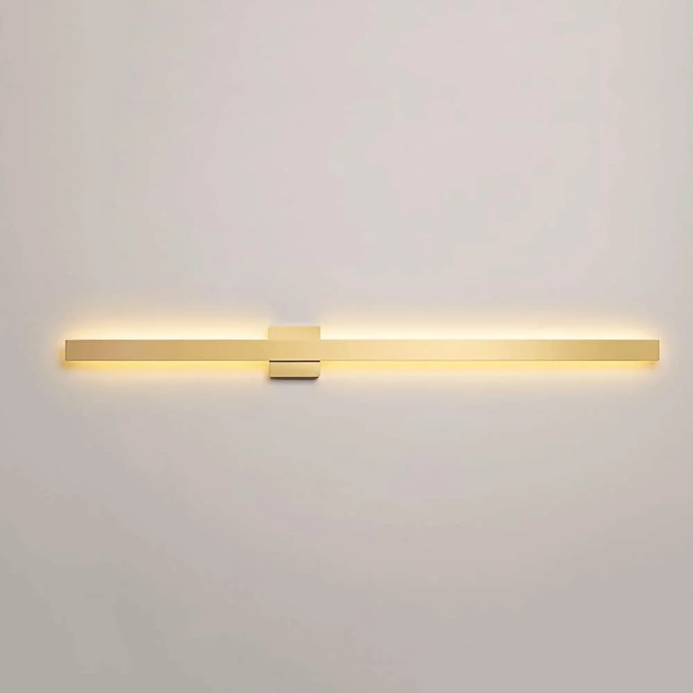 چراغ دیوارشور نواری بلند فلزی آلومینیومی، چراغ دیواری پس زمینه داخلی، چراغ های تزئینی مدرن LED برای اتاق نشیمن، شمعدان دیواری ساده طلایی برای کنار پله چراغ دیوارشور نواری بلند فلزی آلومینیومی، چراغ دیواری پس زمینه داخلی، چراغ های تزئینی مدرن LED برای اتاق نشیمن، شمعدان دیواری ساده طلایی برای کنار پله