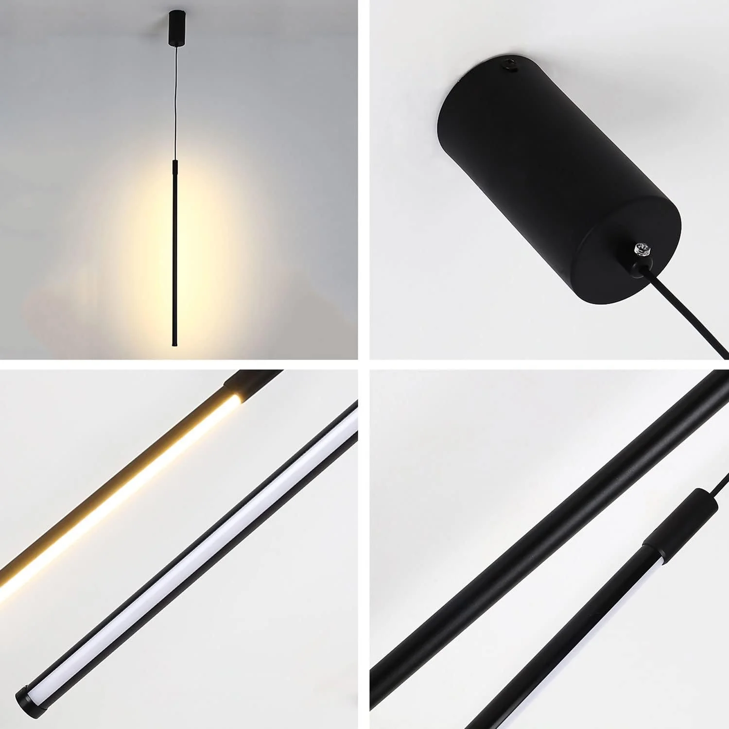 چراغ آویز تک شاخه آلومینیومی، چراغ سقفی LED تزئینی، نورپردازی مدرن خطی، چراغ دیواری مشکی خلاقانه برای راهرو، دیوار تلویزیون، اتاق نشیمن، D,120CM چراغ آویز تک شاخه آلومینیومی، چراغ سقفی LED تزئینی، نورپردازی مدرن خطی، چراغ دیواری مشکی خلاقانه برای راهرو، دیوار تلویزیون، اتاق نشیمن، D,120CM