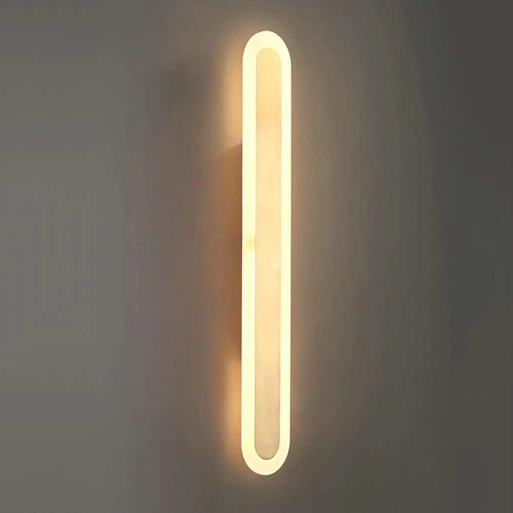 چراغ دیواری خطی برنجی داخلی، نورپردازی تزئینی اتاق نشیمن اکریلیک، چراغ شستشوی دیواری LED مدرن کنار تخت، شمعدان های دیواری بلند برای راهرو، ناهار خوری R(60cm) چراغ دیواری خطی برنجی داخلی، نورپردازی تزئینی اتاق نشیمن اکریلیک، چراغ شستشوی دیواری LED مدرن کنار تخت، شمعدان های دیواری بلند برای راهرو، ناهار خوری R(60cm)