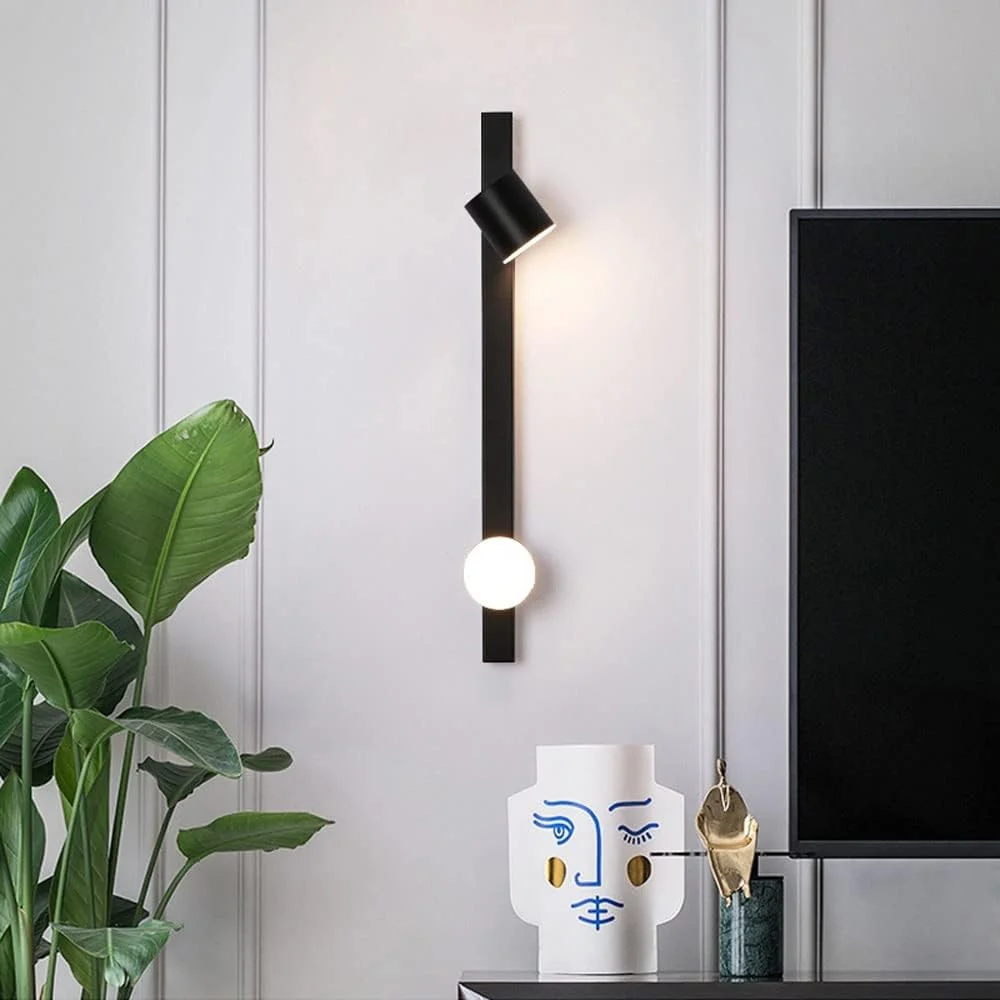چراغ دیواری مشکی قابل تنظیم کنار تخت LED، چراغ دیواری مدرن چرخشی، نورپردازی نقطه ای داخلی، چراغ های شستشوی دیوار 3000K، چراغ های بالای تخت با قابلیت چرخش 340 درجه برای اتاق نشیمن و اتاق خواب چراغ دیواری مشکی قابل تنظیم کنار تخت LED، چراغ دیواری مدرن چرخشی، نورپردازی نقطه ای داخلی، چراغ های شستشوی دیوار 3000K، چراغ های بالای تخت با قابلیت چرخش 340 درجه برای اتاق نشیمن و اتاق خواب