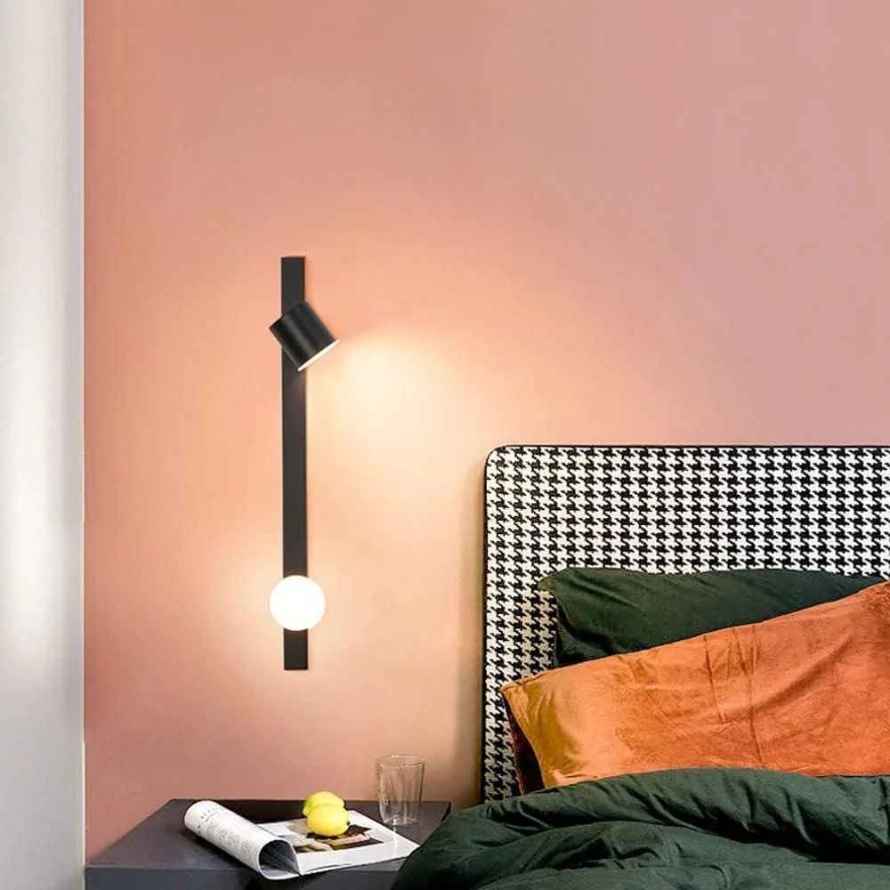 چراغ دیواری مشکی قابل تنظیم کنار تخت LED، چراغ دیواری مدرن چرخشی، نورپردازی نقطه ای داخلی، چراغ های شستشوی دیوار 3000K، چراغ های بالای تخت با قابلیت چرخش 340 درجه برای اتاق نشیمن و اتاق خواب چراغ دیواری مشکی قابل تنظیم کنار تخت LED، چراغ دیواری مدرن چرخشی، نورپردازی نقطه ای داخلی، چراغ های شستشوی دیوار 3000K، چراغ های بالای تخت با قابلیت چرخش 340 درجه برای اتاق نشیمن و اتاق خواب