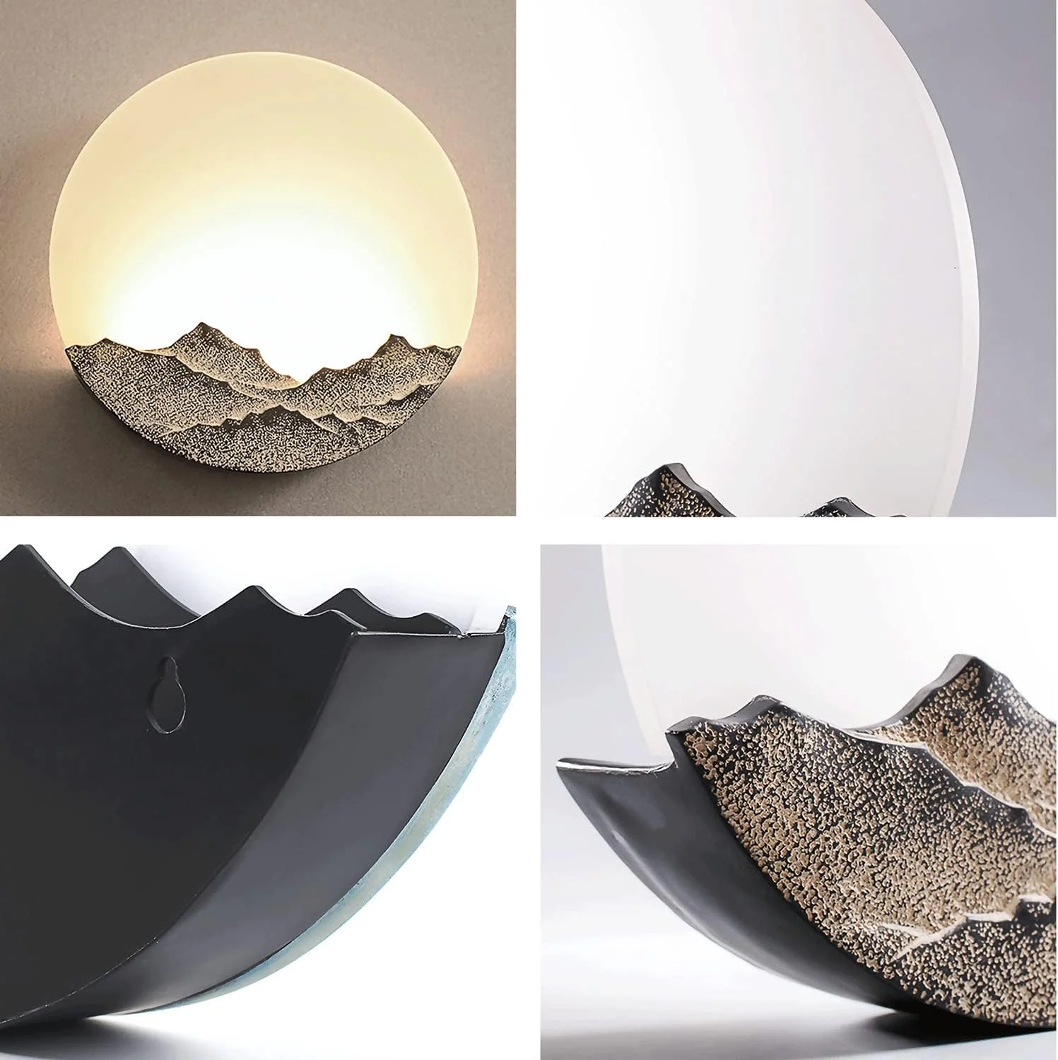 چراغ دیواری آکریلیک داخلی، چراغ دیواری کنار تخت خواب به سبک چینی جدید، چراغ دیواری مدرن LED با 3 حالت رنگ، چراغ جوی دکوراسیون راهرو با رنگ گِلی ساده چراغ دیواری آکریلیک داخلی، چراغ دیواری کنار تخت خواب به سبک چینی جدید، چراغ دیواری مدرن LED با 3 حالت رنگ، چراغ جوی دکوراسیون راهرو با رنگ گِلی ساده