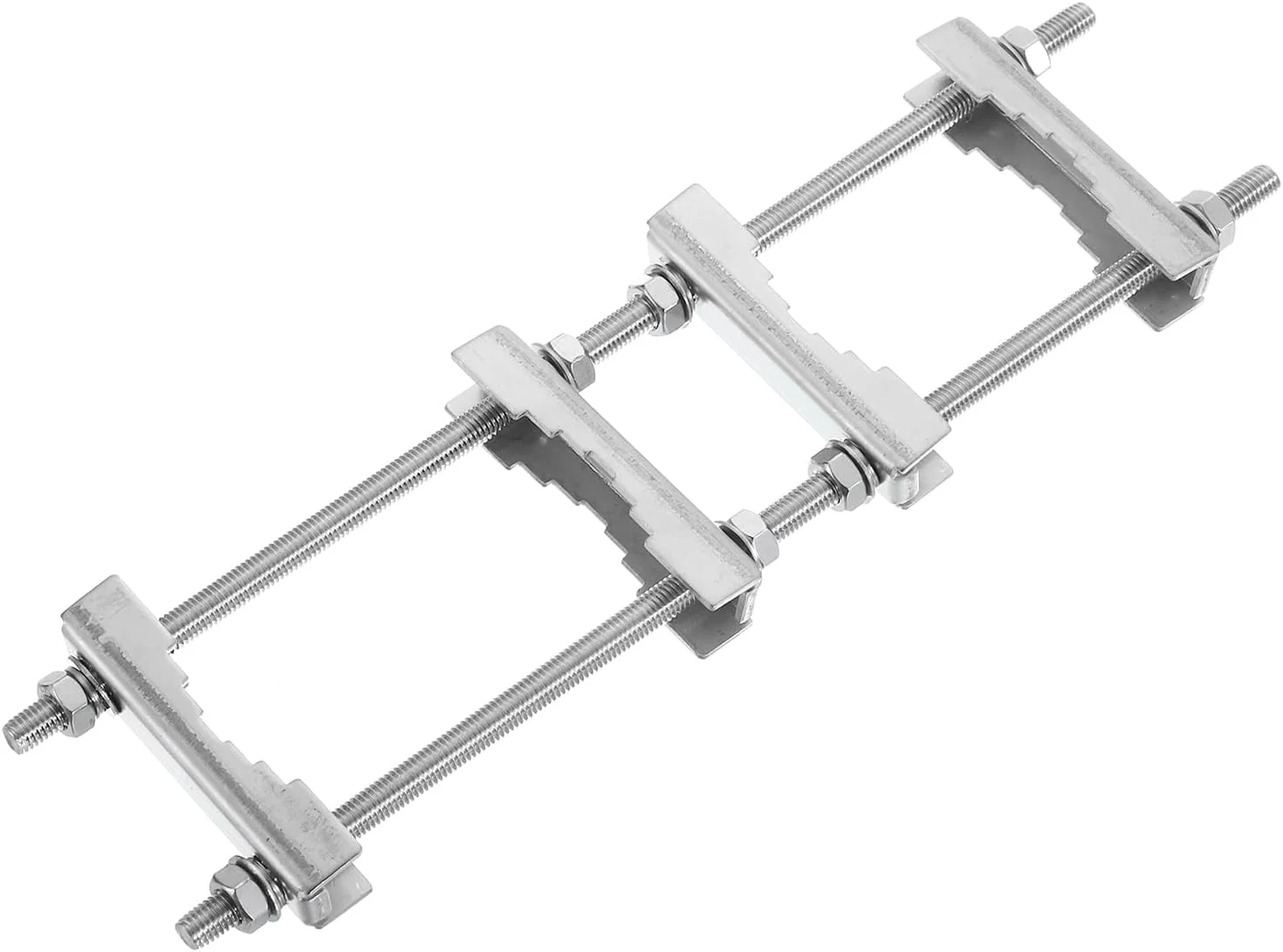 گیره دکل آنتن دوبل sourcing map، بلوک فک V با پیچ و مهره، بست دکل به دکل، براکت نصب میله به میله برای آنتن فضای باز گیره دکل آنتن دوبل sourcing map، بلوک فک V با پیچ و مهره، بست دکل به دکل، براکت نصب میله به میله برای آنتن فضای باز