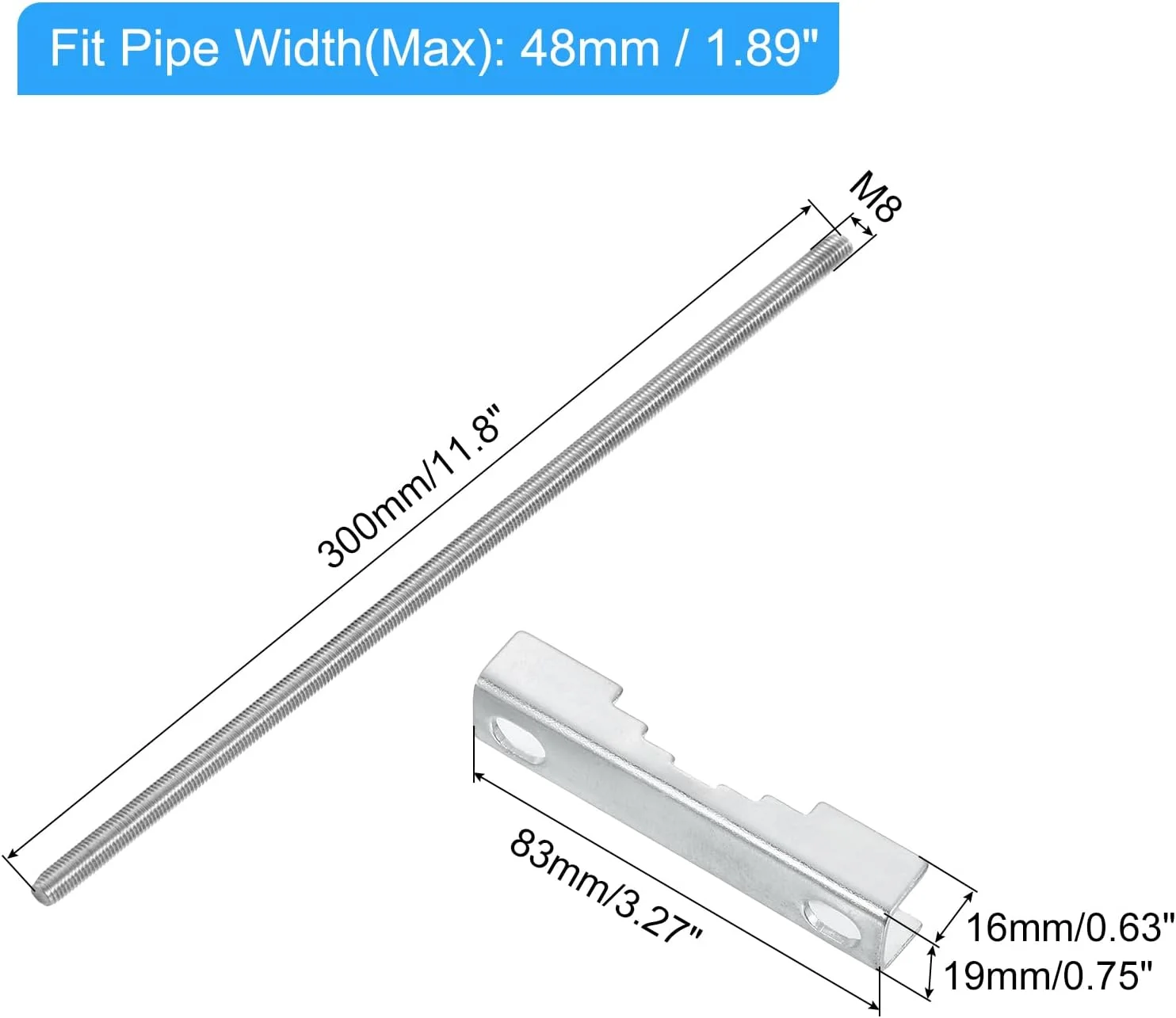 گیره دکل آنتن دوبل sourcing map، بلوک فک V با پیچ و مهره، بست دکل به دکل، براکت نصب میله به میله برای آنتن فضای باز گیره دکل آنتن دوبل sourcing map، بلوک فک V با پیچ و مهره، بست دکل به دکل، براکت نصب میله به میله برای آنتن فضای باز