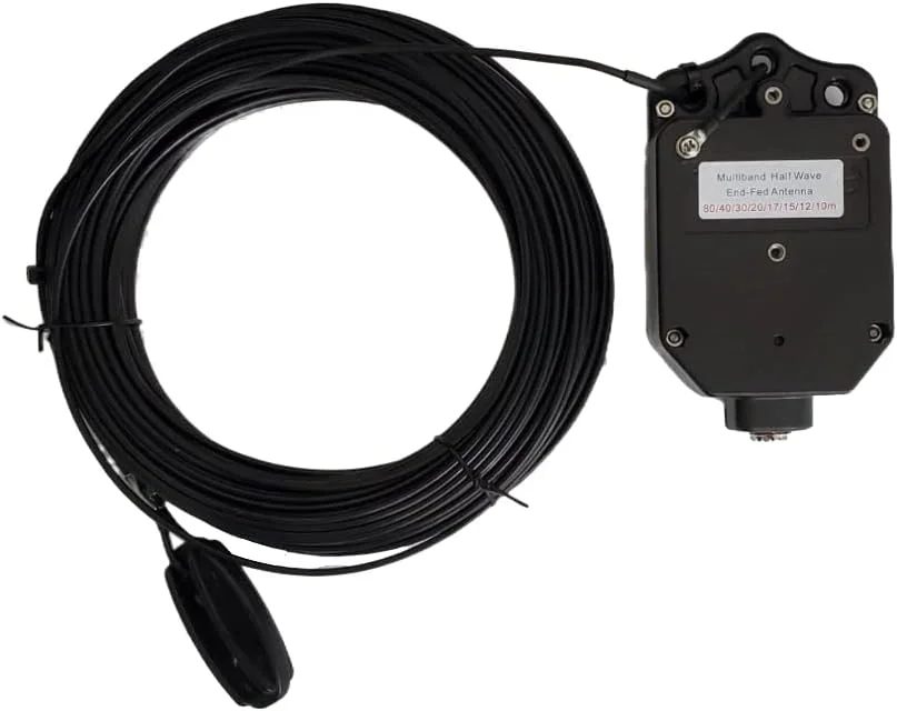 آنتن نیم موج تغذیه انتهایی چند باندی PQIQP JYR8010-150W، 8 باند 3.5-29.7 مگاهرتز بدون نیاز به تنظیم