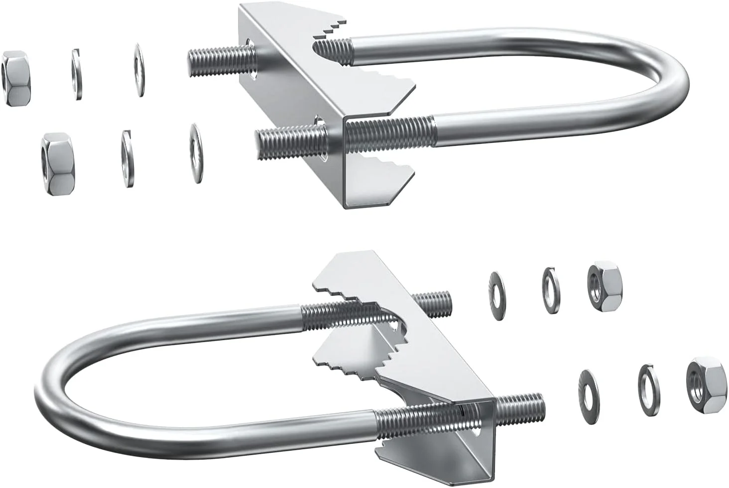 پایه آنتن هلیوم RAIGEN برای نصب روی میله، بست U ثابت، سخت افزار، براکت، مناسب برای فضای باز، پشت بام، ماینینگ Lora Hotspot، RAK Bobcat Nebra Sensecap Synchrobit MNTD (پایه استاندارد میله آنتن)