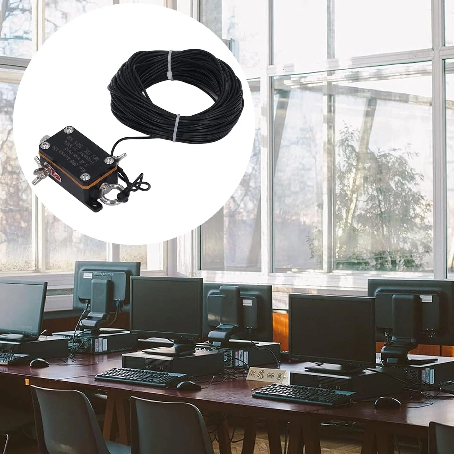 آنتن HF قابل حمل End Fed، بالون 1:49 آنتن رادیویی کوتاه جیبی End Fed، آنتن نیمه End Fed رادیویی 3-30 مگاهرتز FE8 CW SSB، آنتن رادیویی PVC End Fed برای فضای باز