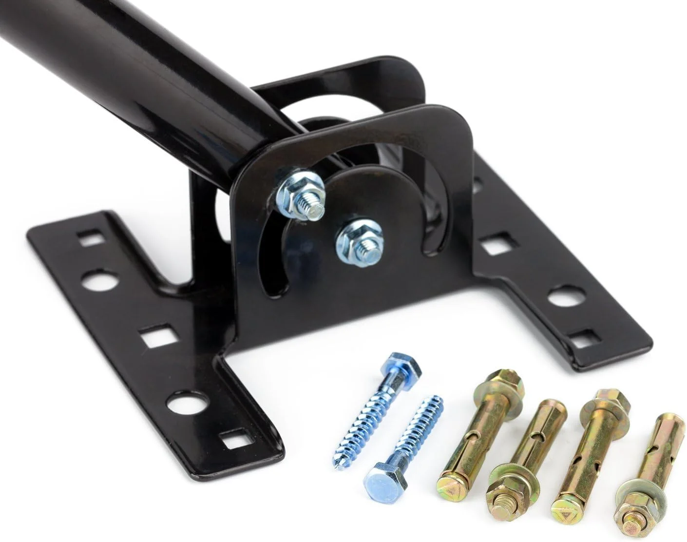 پایه قابل تنظیم آنتن чердаک pingbingding - میله نصب آنتن تلویزیون در فضای باز، براکت های نصب جهانی - نصب آسان، ساختار محکم، مقاوم در برابر آب و هوا (قطر 1 اینچ، طول بازو 16.5 اینچ)