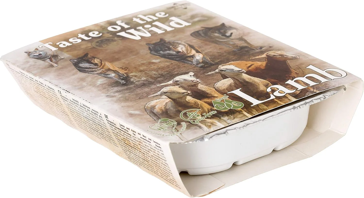 غذای مرطوب سگ با طعم بره، میوه و سبزیجات Taste of the Wild، بسته 390 گرمی