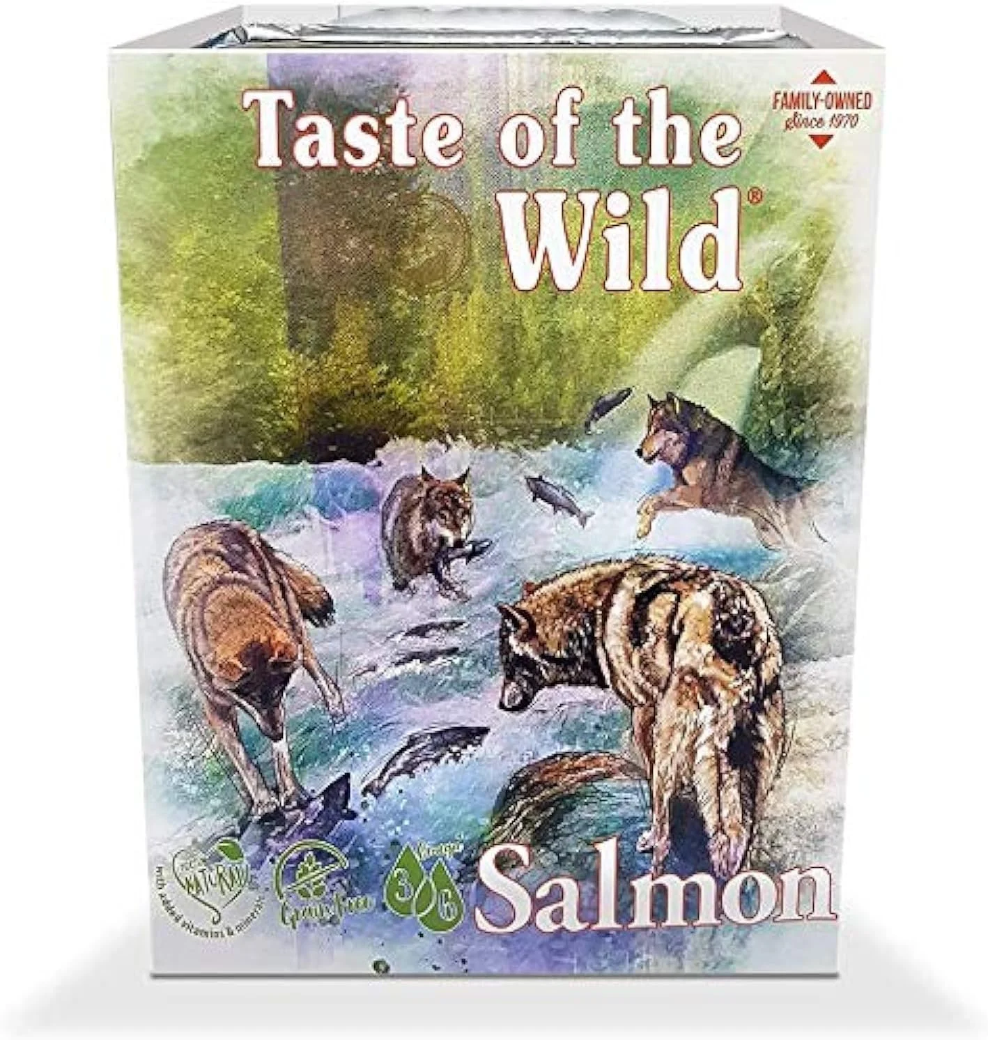 غذای مرطوب سگ طعم وحشی با طعم سالمون، میوه و سبزیجات، بسته 390 گرمی 3 عددی