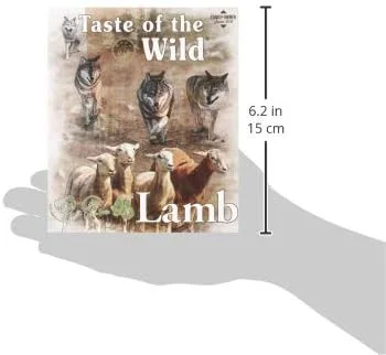 غذای مرطوب سگ با طعم بره، میوه و سبزیجات Taste of the Wild، بسته 390 گرمی