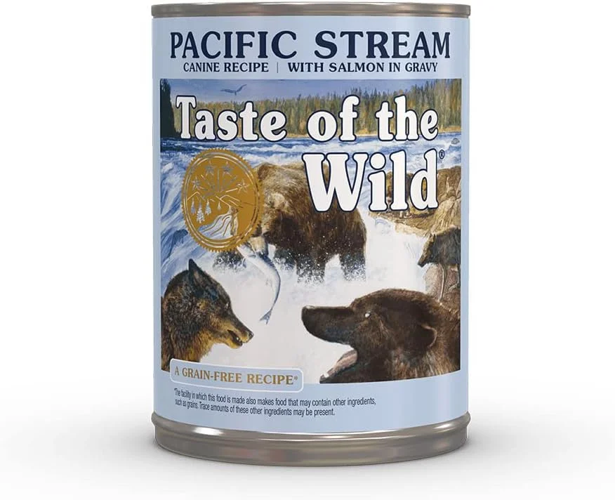کنسرو غذای سگ Taste of the Wild Pacific Stream Canine، 390 گرمی