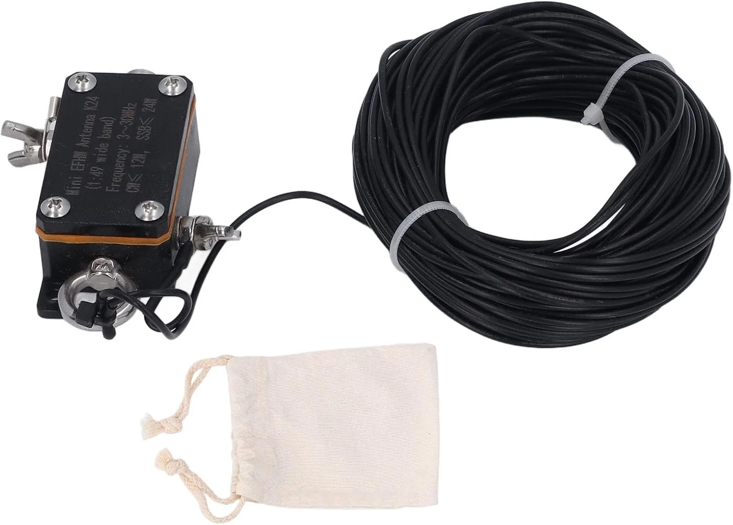 آنتن نیم موج تغذیه انتهایی بالون 1:49 آنتن موج کوتاه HF 3-30MHz آنتن رادیویی کوتاه قابل حمل