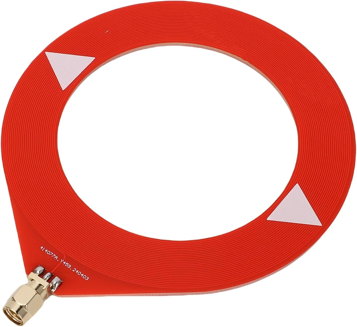 آنتن دونات Vikye WB، آنتن موج کوتاه 10 کیلوهرتز تا 180 مگاهرتز با مبدل امپدانس پایین رابط SMA برای دریافت رادیو قابل حمل ((قرمز) SMA نر)