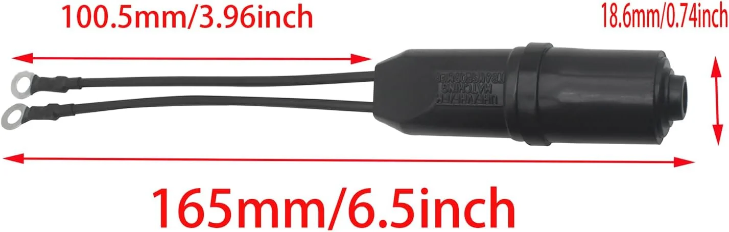 FDXGYH 2 عدد کانکتور آنتن تلویزیون بیرونی، ترانسفورماتور تطبیق 300 اهم به 75 اهم، آداپتور کابل کواکسیال UHF VHF FM، مدل مبدل تلویزیون (مشکی)