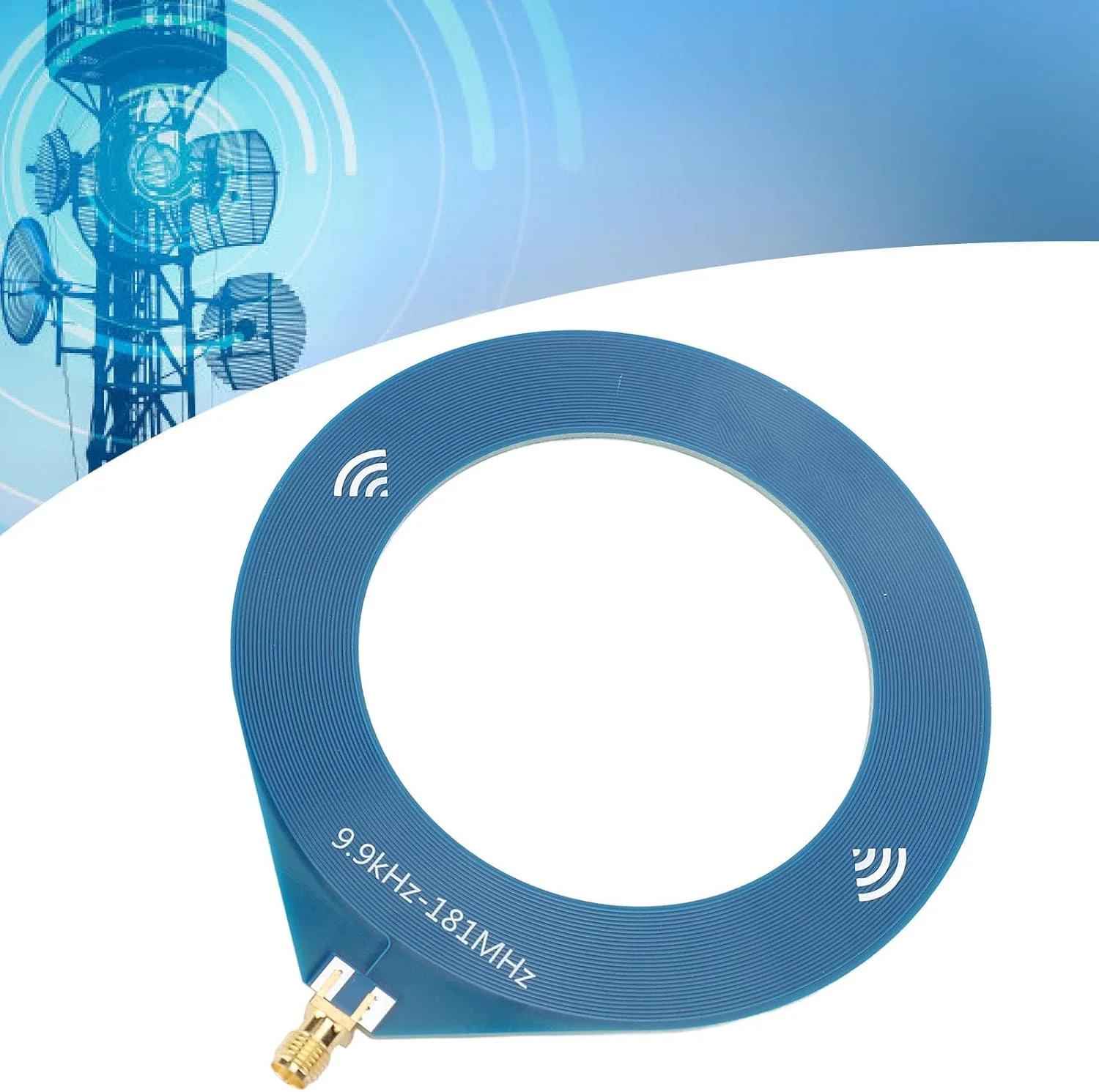 آنتن موج کوتاه Elprico SW، با کانکتور SMA، 9.9 کیلوهرتز تا 181 مگاهرتز BB برای پیاده روی، کمپینگ در فضای باز، اتصال سریع و آسان، پایدار (رزوه خارجی سوراخ داخلی)