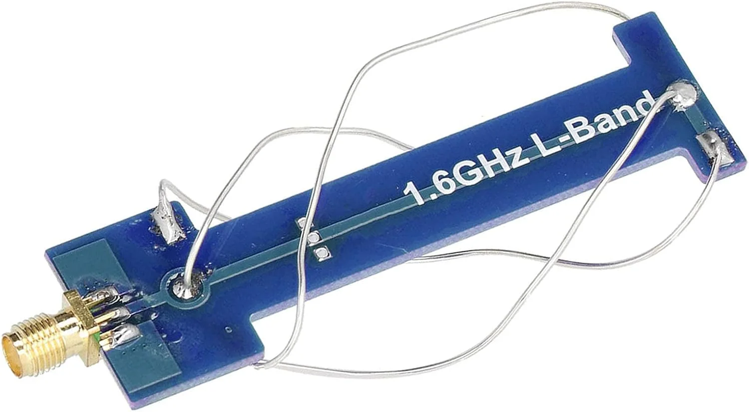 آنتن مارپیچی 4 بازویی Cryfokt، قطعه الکترونیکی PCB 50Ω آنتن های چهار رشته ای برای آزمایشگاه برای فضای باز (آبی)