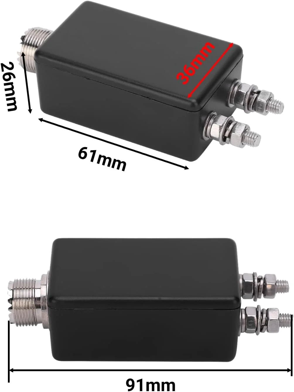 مینی بالون 1:1، لوازم الکترونیکی مصرفی، قوی و بادوام، با عملکرد پایدار، مناسب برای آنتن موج کوتاه HF برای ایستگاه QRP در فضای باز و مبلمان