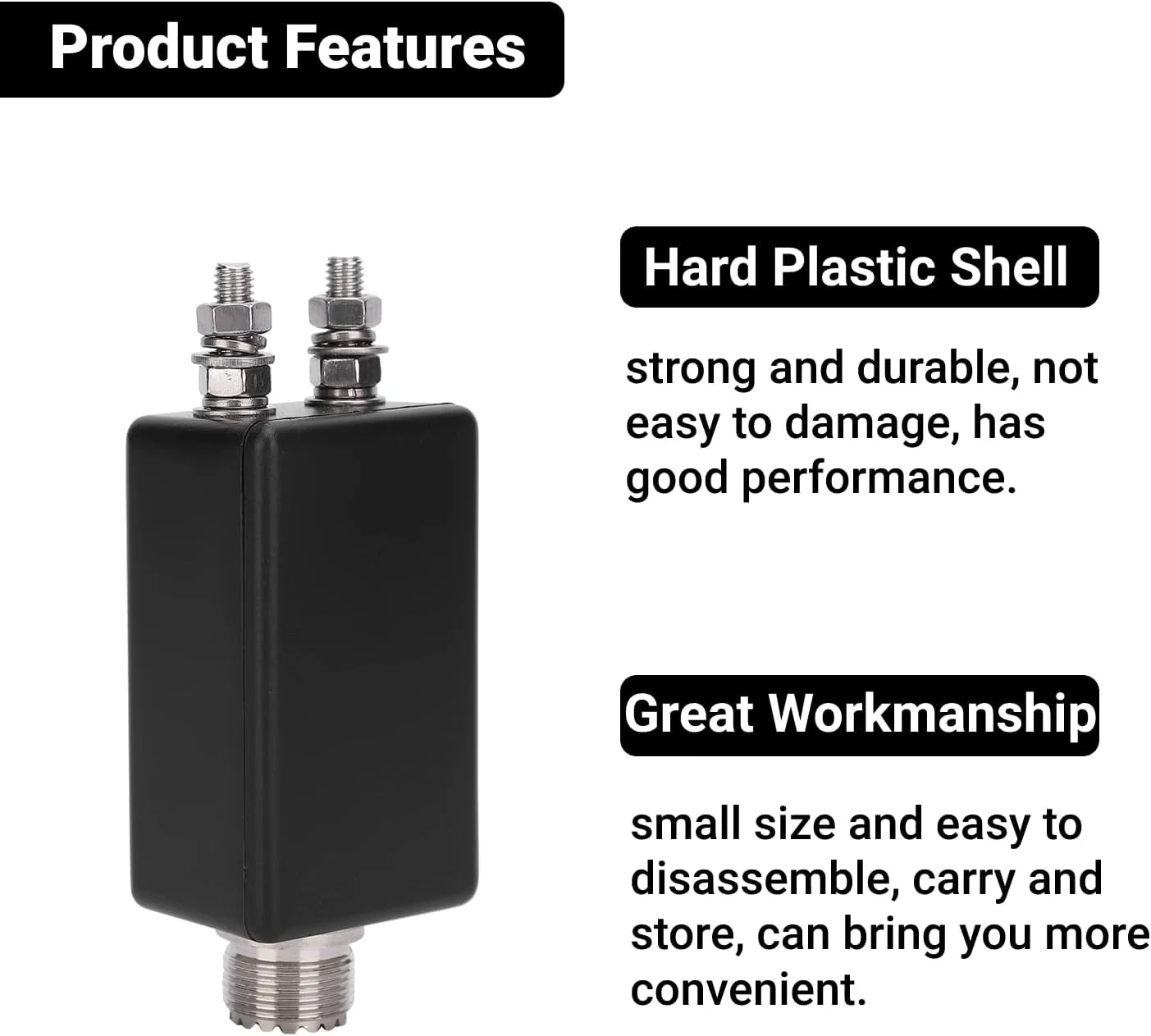 مینی بالون 1:1، لوازم الکترونیکی مصرفی، قوی و بادوام، با عملکرد پایدار، مناسب برای آنتن موج کوتاه HF برای ایستگاه QRP در فضای باز و مبلمان