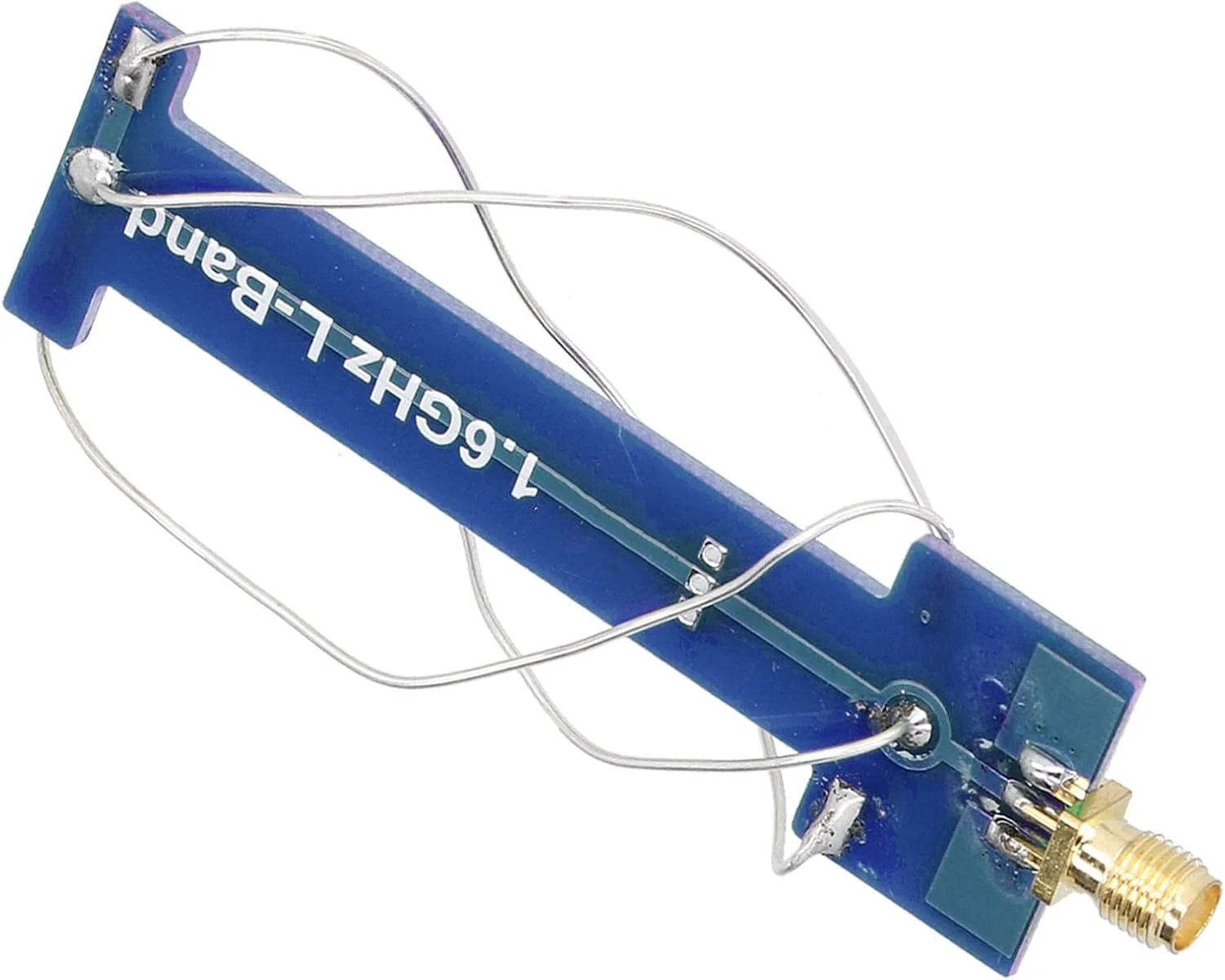 آنتن مارپیچی 4 بازویی Cryfokt، قطعه الکترونیکی PCB 50Ω آنتن های چهار رشته ای برای آزمایشگاه برای فضای باز (آبی)