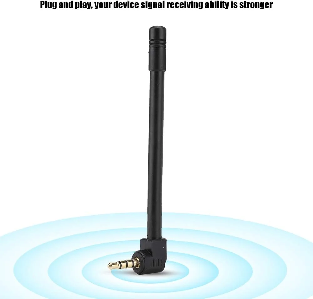 اسپیکر کوچک یونیورسال 3.5 میلی‌متری Cryfokt، اتصال‌دهنده آنتن پلاگ FM با آنتن خارجی، اسپیکر رادیو FM مناسب فضای باز برای تلفن همراه، محصولات مهندسی نوجوانان و سایر محصولات الکترونیکی