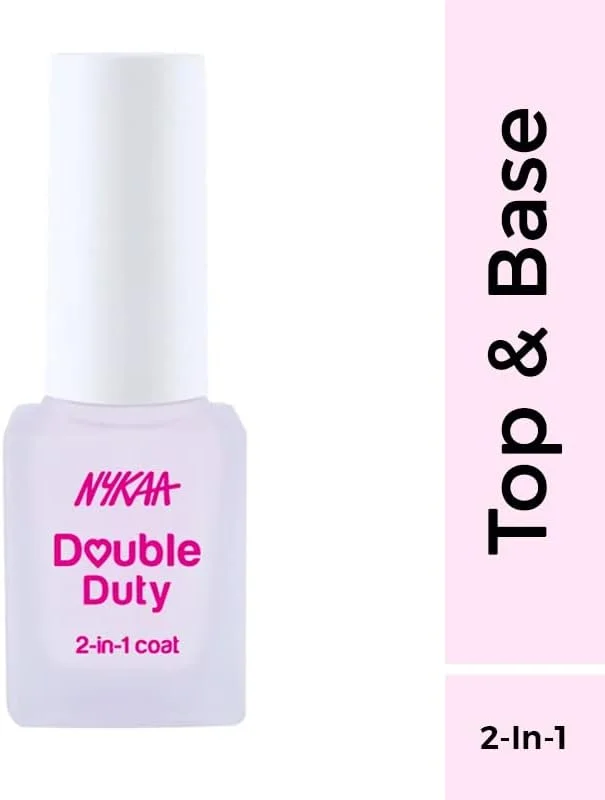 لاک ناخن دوکاره نیکا 2 در 1 برای لاک پایه یا لاک رویی برای پرداخت بی نظیر.