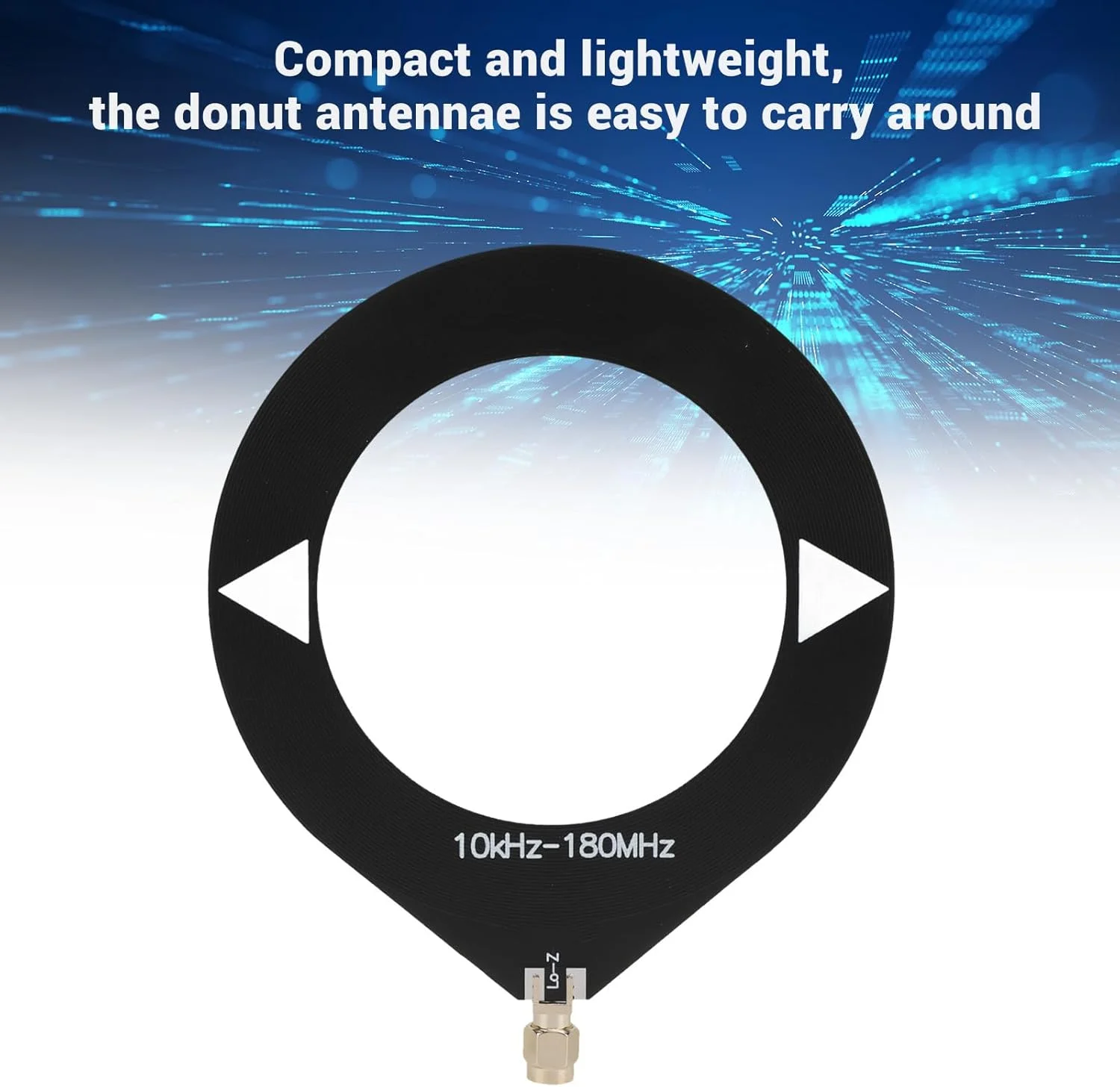 آنتن سبک و جمع و جور با آنتن دونات WB 10k-180MHz SMA Male برای استفاده در کمپینگ و فضای باز، سیگنال های پایدار، سازگاری قوی